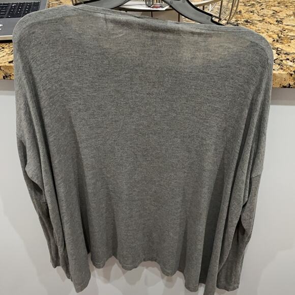 BCBGMAXAZRIA Heather Grey Dollman Shirt - Picture 4 of 5